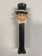 pez, pez dispenser, pez candy, collectible, vintage , groom, black and white