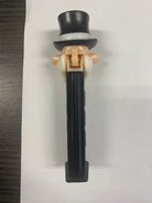 pez, pez dispenser, pez candy, collectible, vintage , groom, black and white