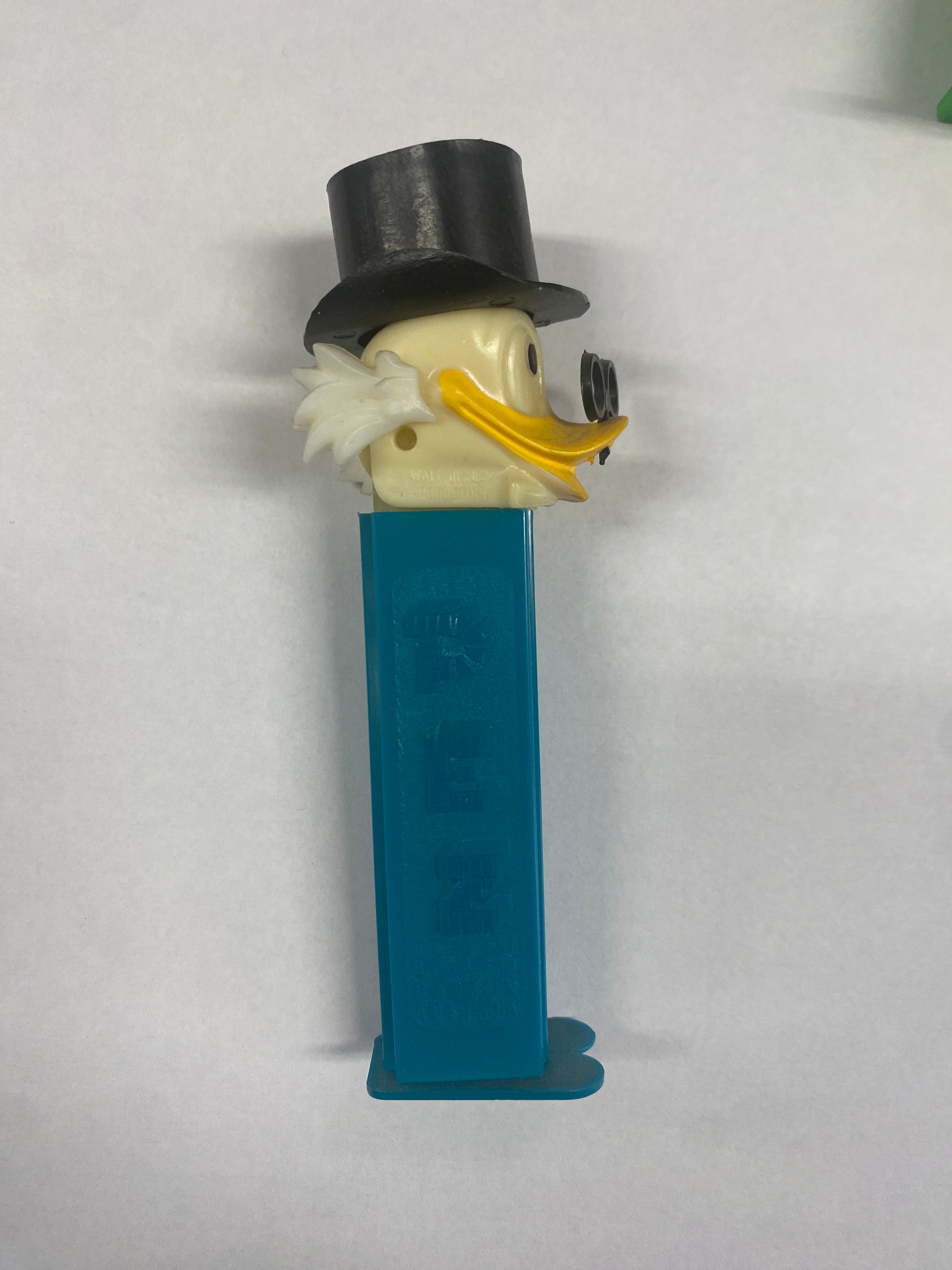 pez, pez dispenser, collectible, vintage, Scrooge McDuck, Disney, Duck Tales