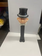 pez, pez dispenser, pez candy, collectible, vintage , groom, black and white