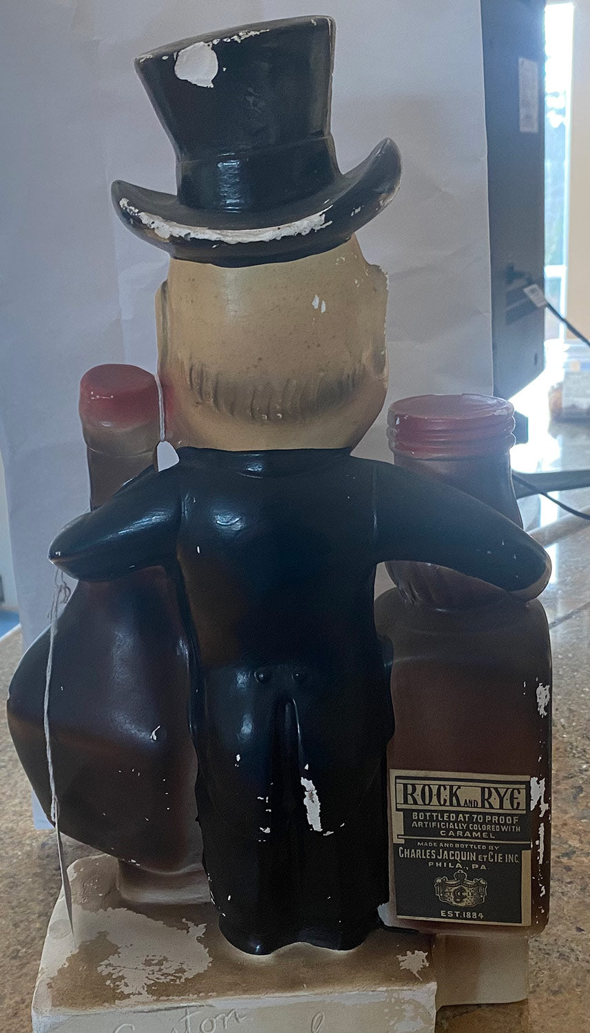 Jacquins Cordials chalkware store display