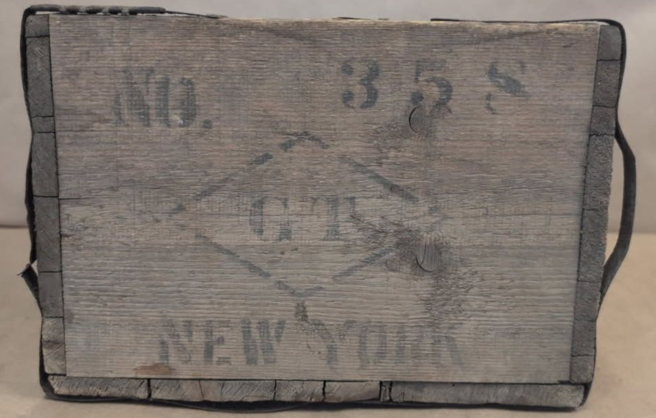 Antique Wood Geisha Tuna Box