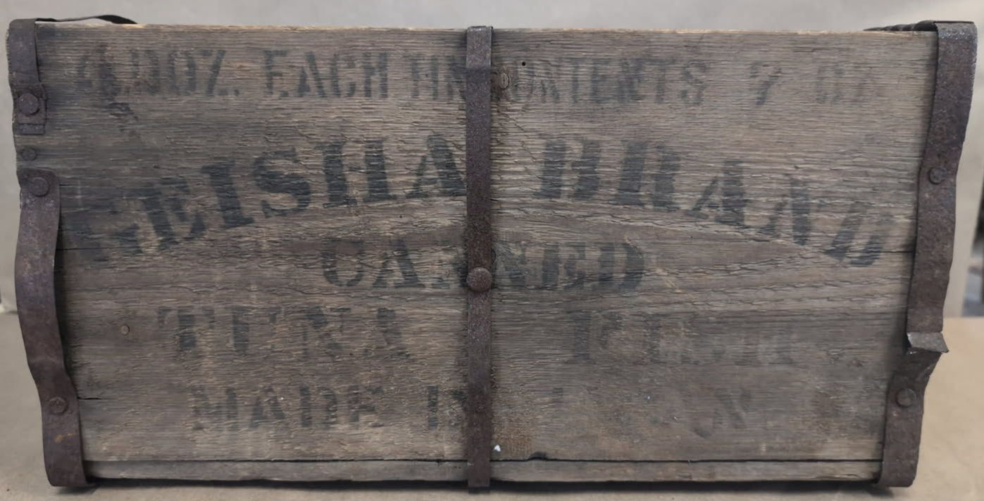 Antique Wood Geisha Tuna Box