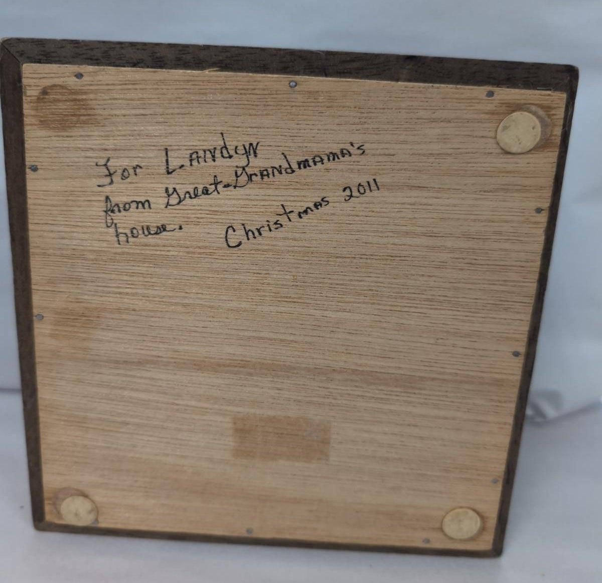 Vintage Amazing Grace Jesus Christ Music Jewelry Box