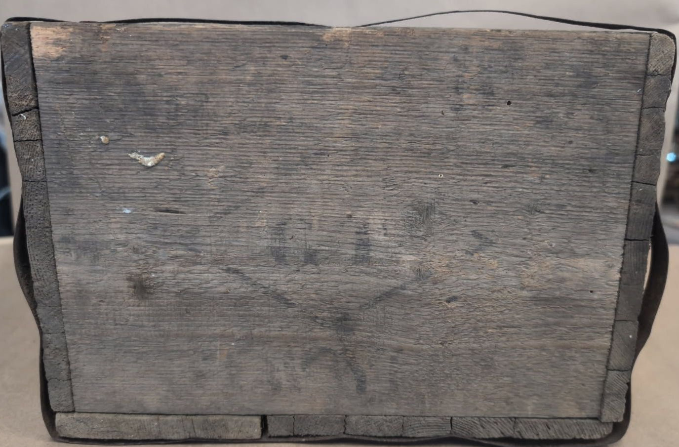 Antique Wood Geisha Tuna Box