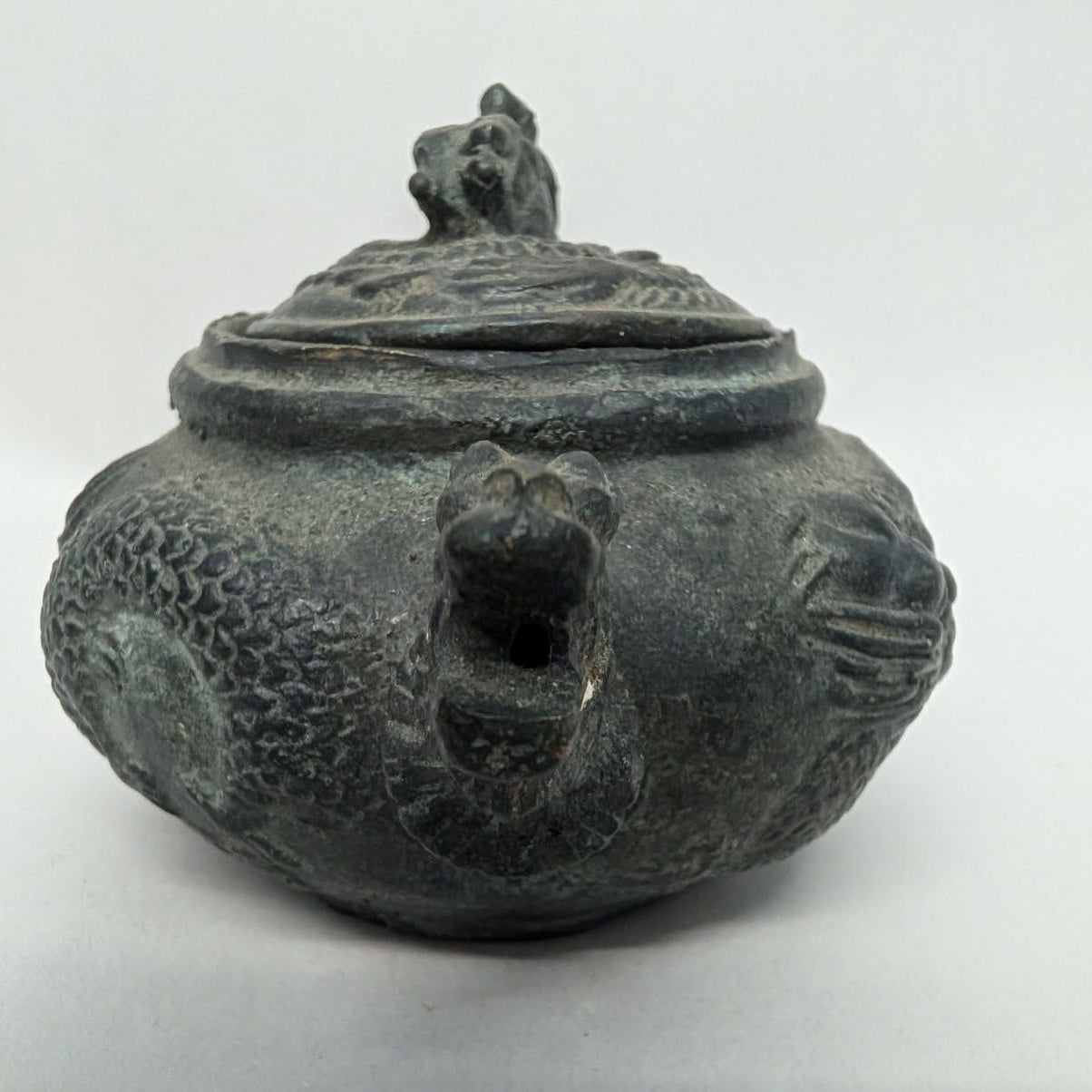 Bronze Chinese Tea Pot 