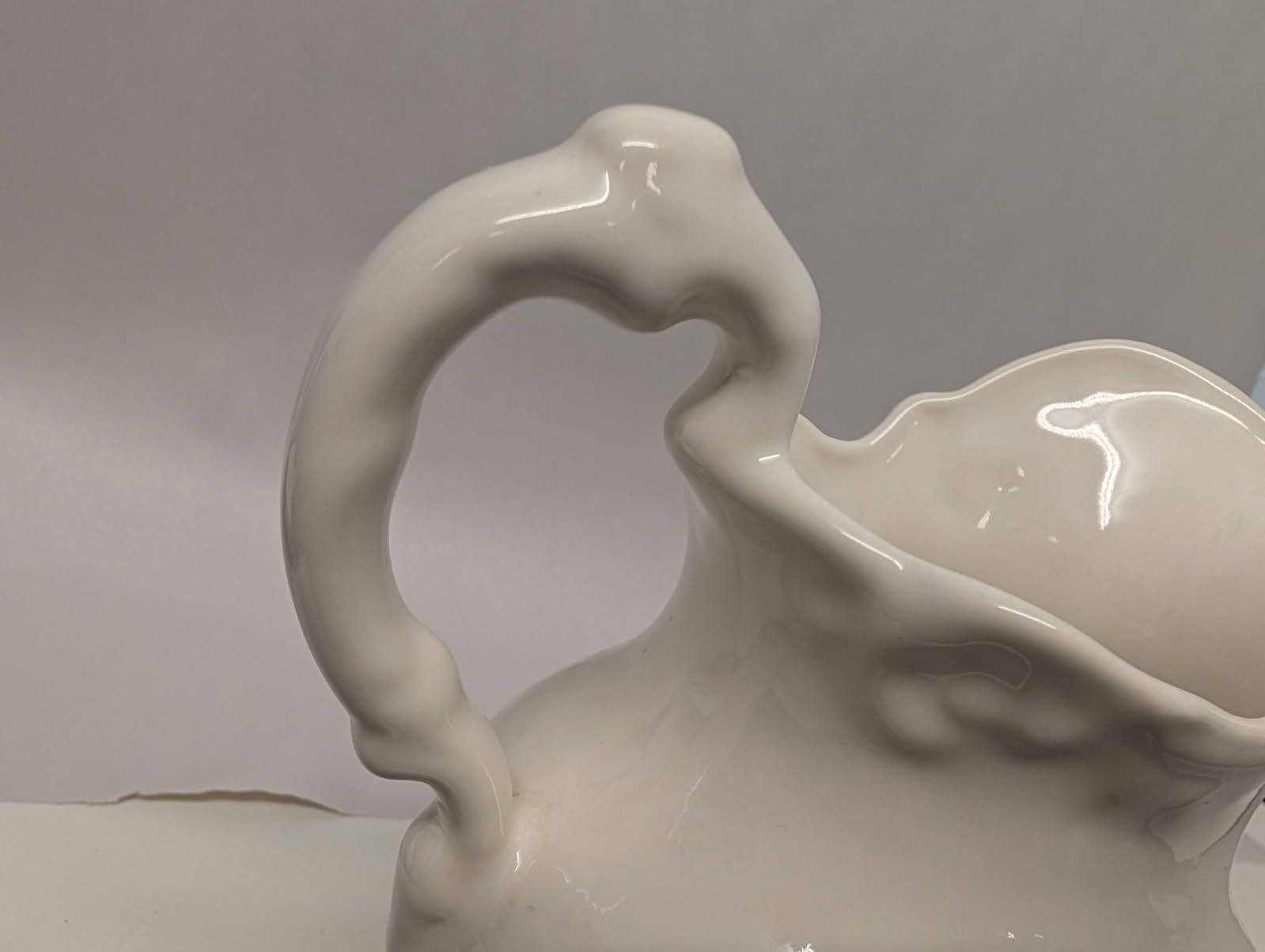 Chunky White Vintage Pitcher