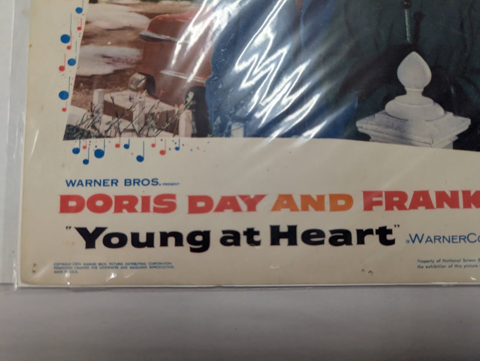 Doris Day and Frank Sinatra 'Young at Heart' lobby card