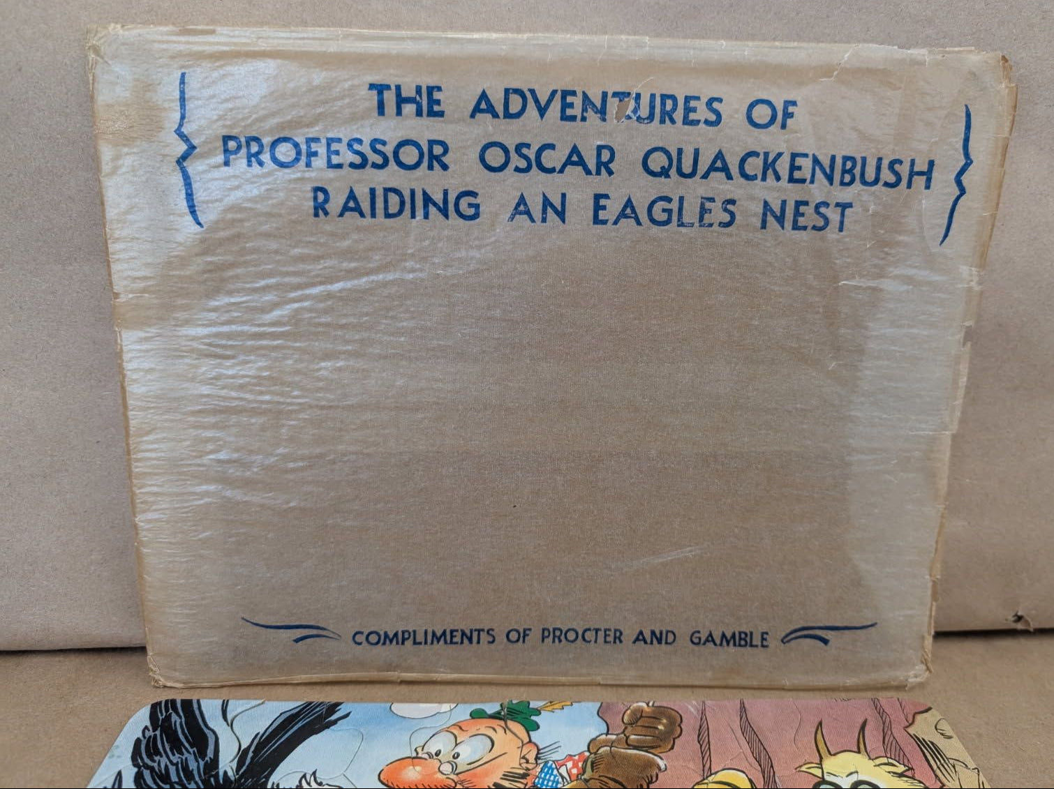 Professor Oscar Quakenbush Proctor Gamble advertising puzzles