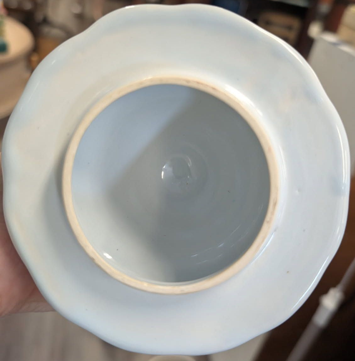 Gruyeres French Faience Covered Urn 