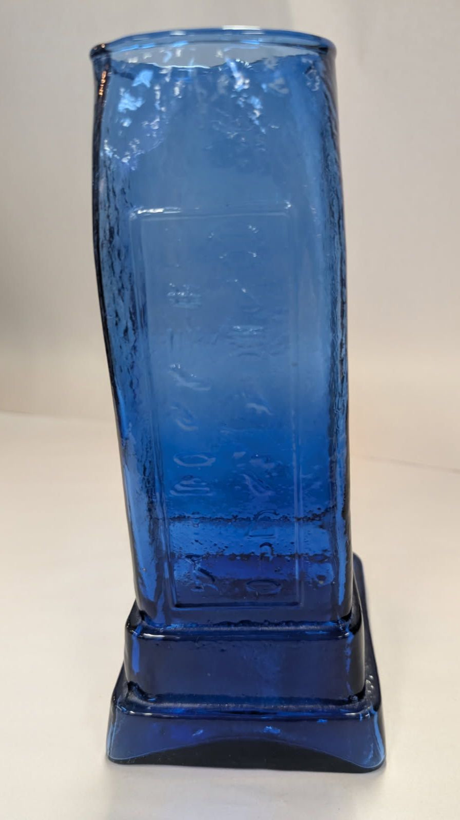 Camel Cigarettes cobalt glass vase