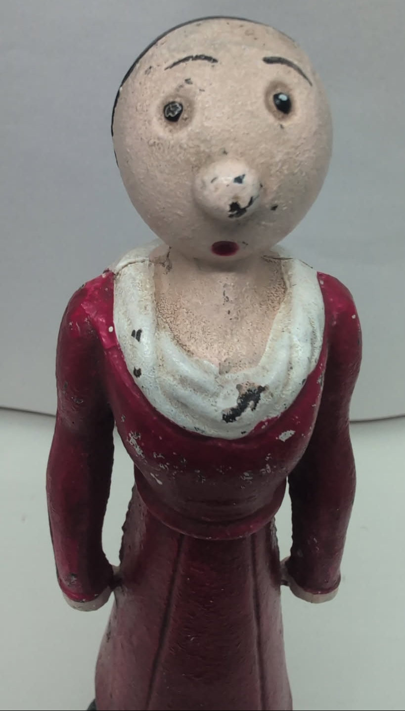 Olive Oyl heavy metal statue bank