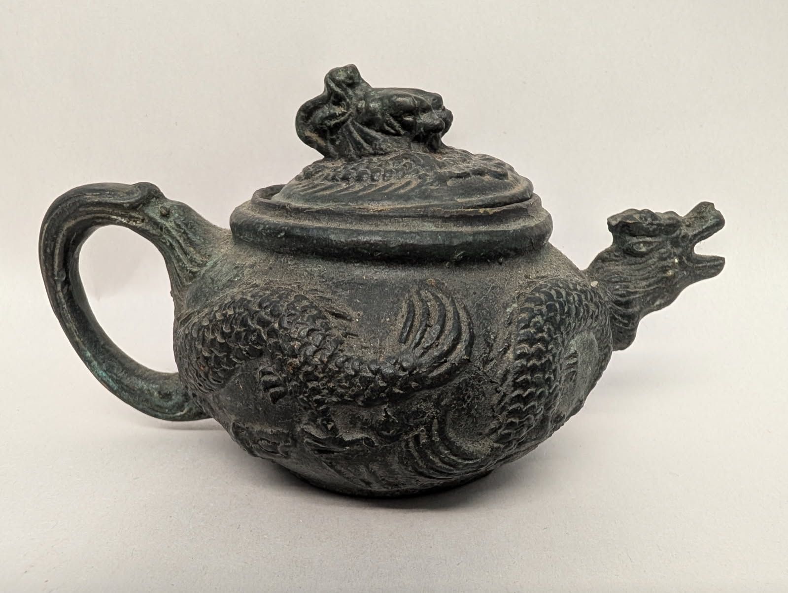 Bronze Chinese Tea Pot 