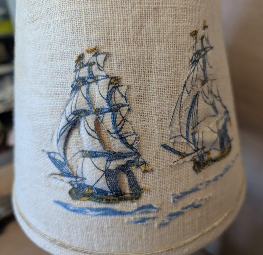 New Bedford whaler bookend lamp