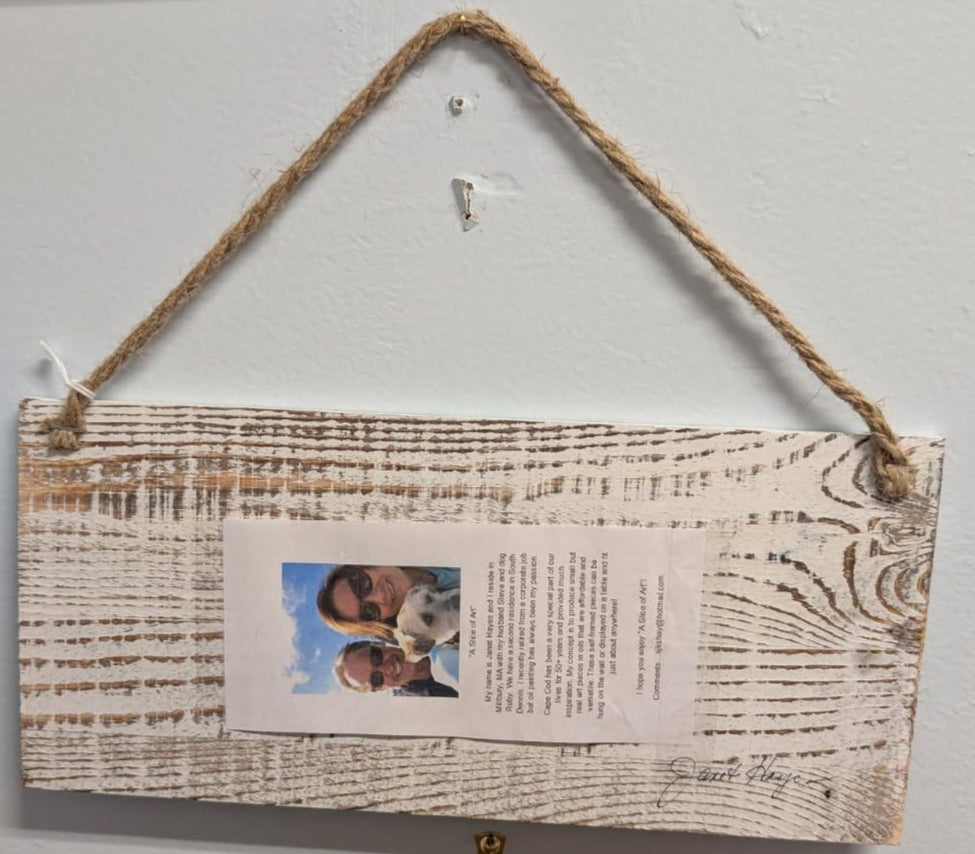 Cape Cod hand painted seascape by Janet Hayes