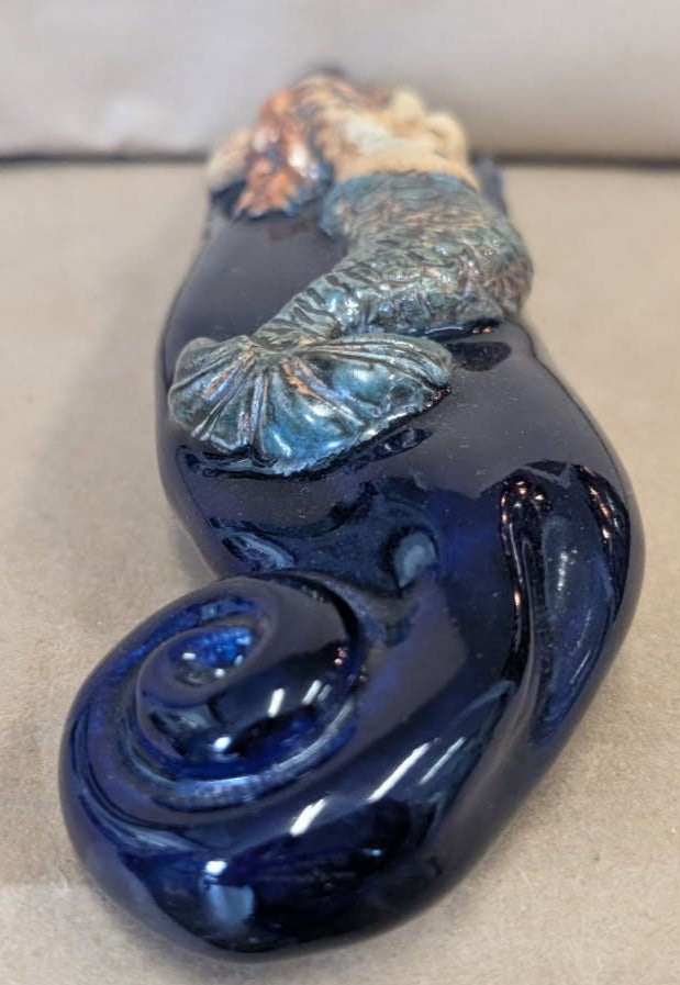 Pottery Mermaid Wall Sconce handmade