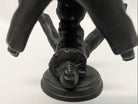 2 Bronze clown acrobats. 