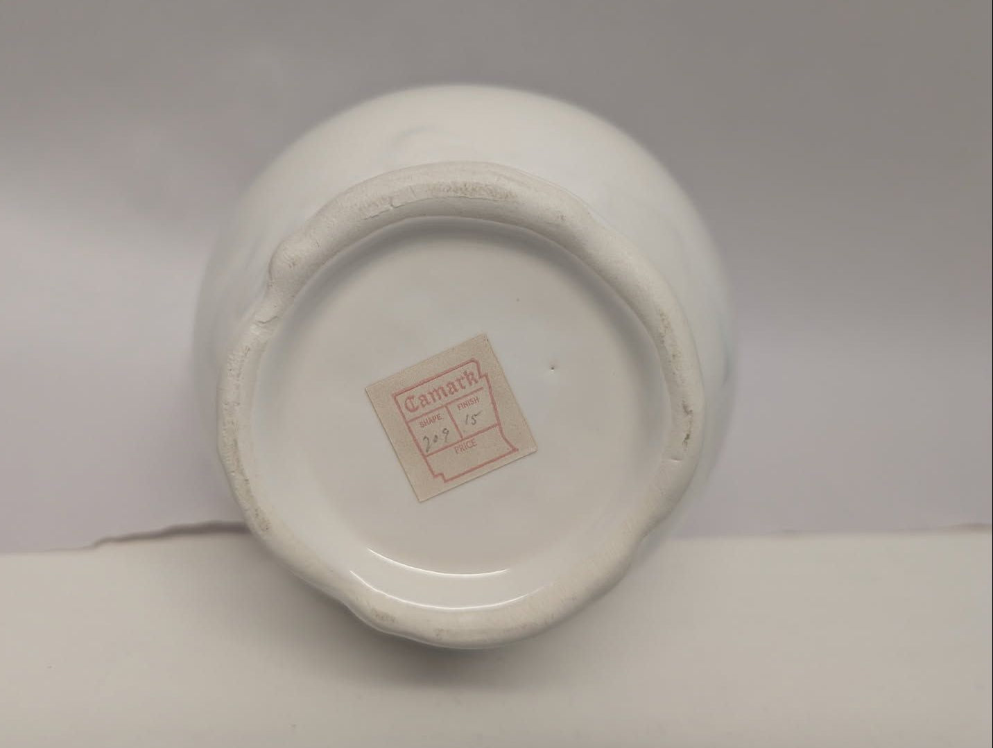 Chunky White Vintage Pitcher