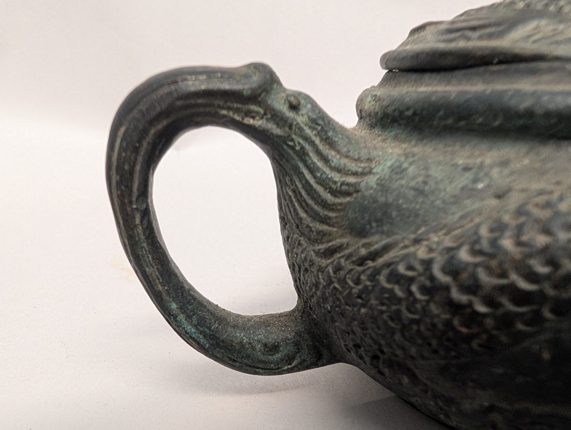 Bronze Chinese Tea Pot 