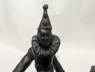 2 Bronze clown acrobats. 