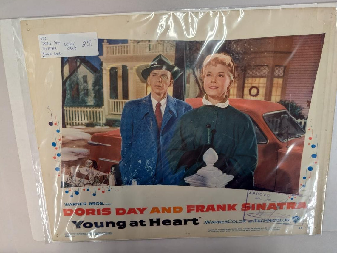 Doris Day and Frank Sinatra 'Young at Heart' lobby card