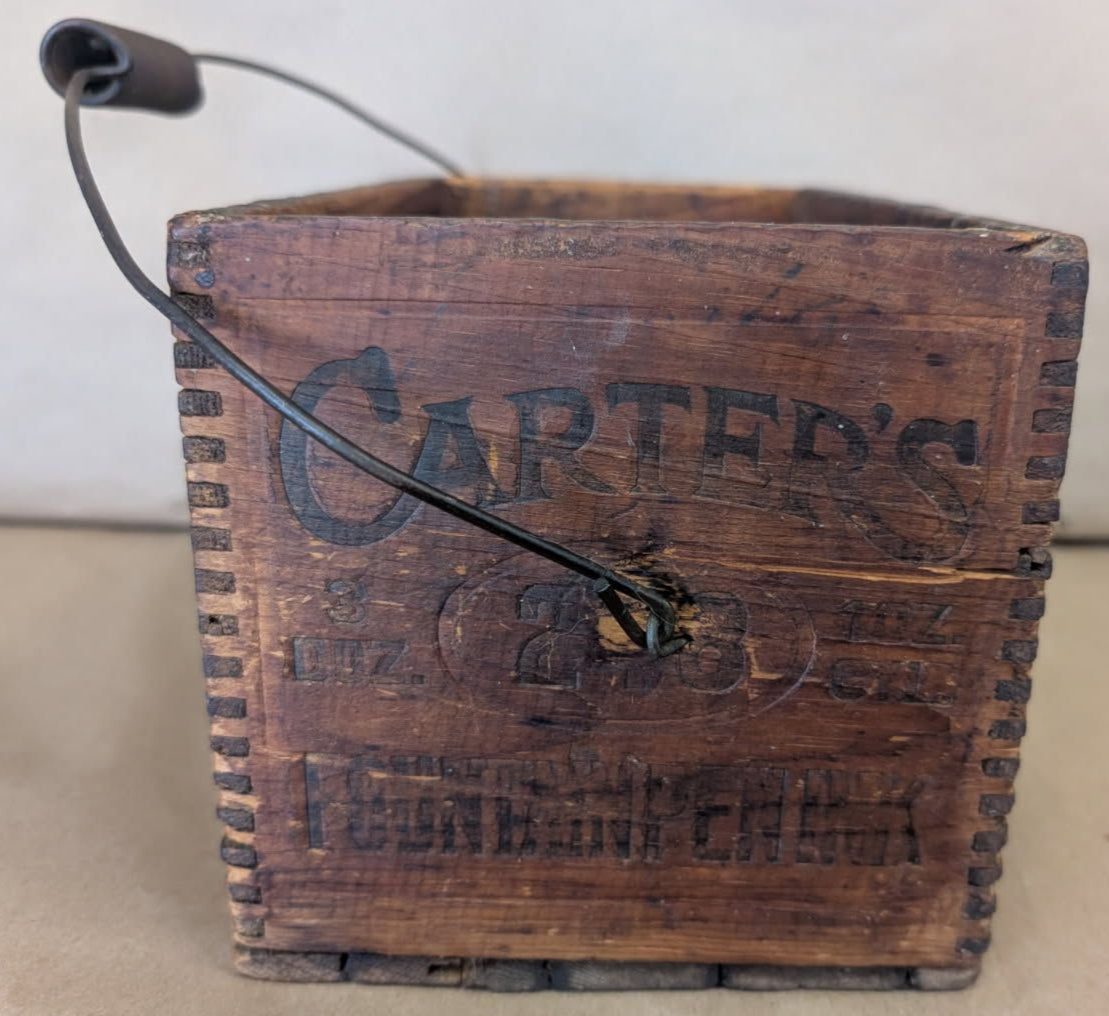 1928 Carter's Ink Co Box with handle
