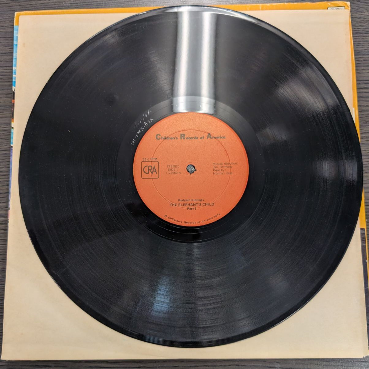 The Elephant's Child Book & Record