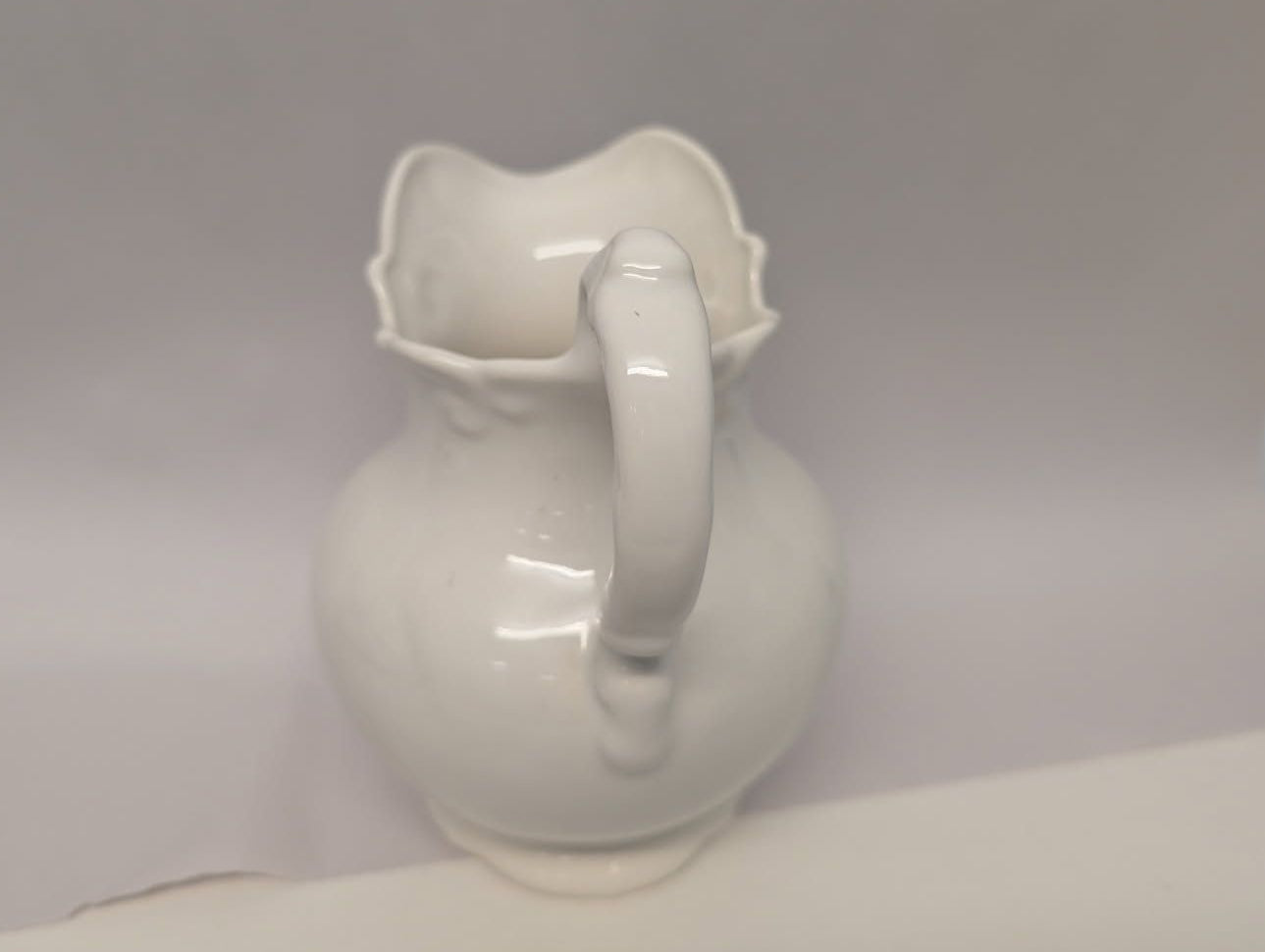 Chunky White Vintage Pitcher