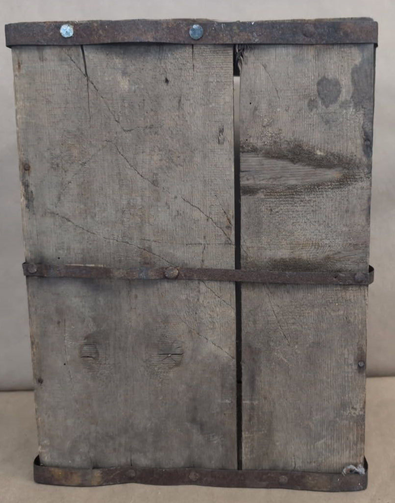 Antique Wood Geisha Tuna Box