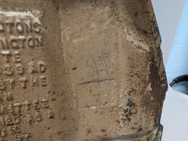 Cast Iron Sulgrave Manor Ancestral Home of George Washington in England 1925