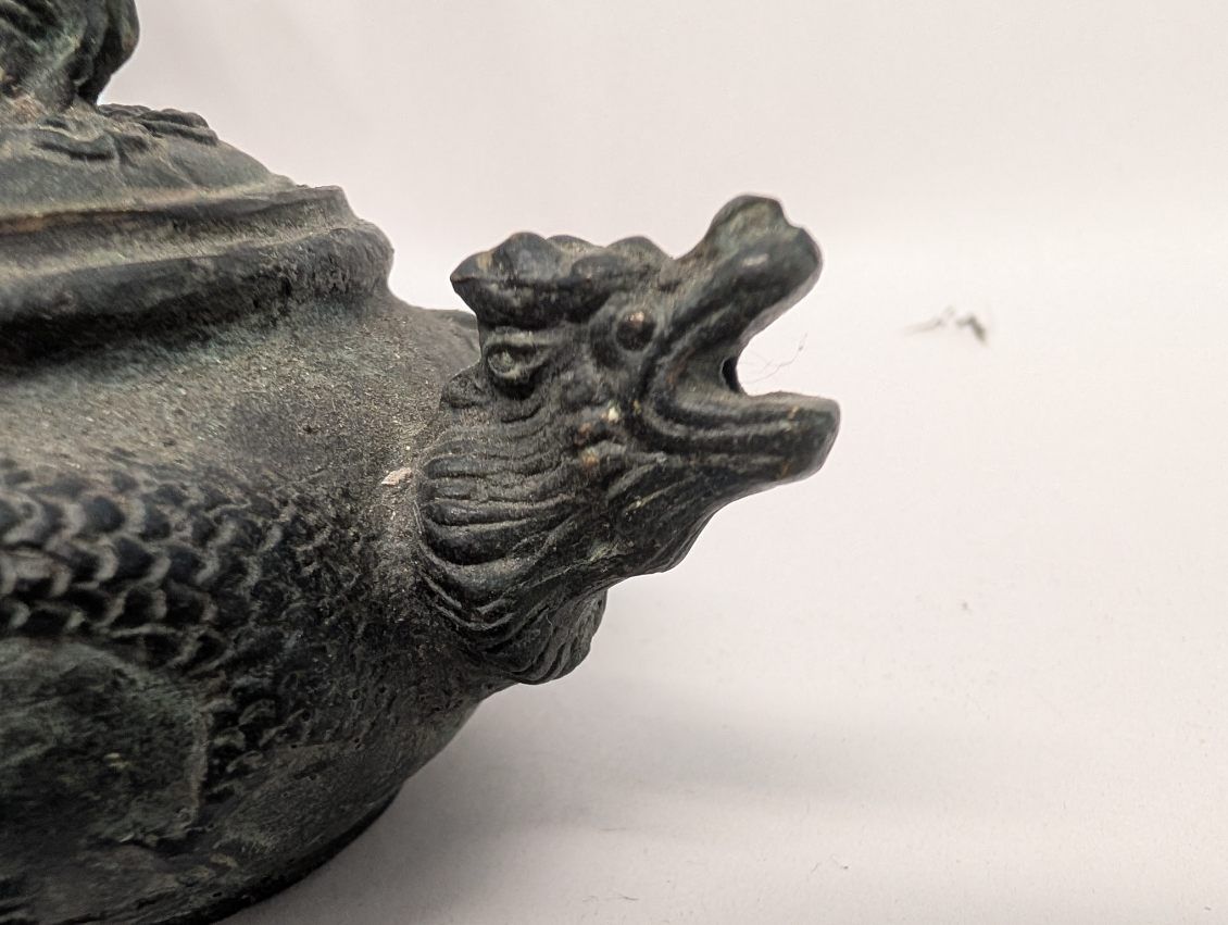 Bronze Chinese Tea Pot 