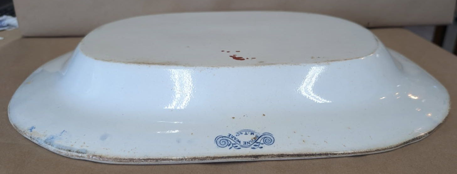 17 3/4" Blue Willow Transferware Platter