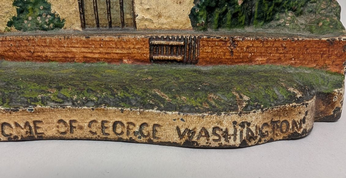 Cast Iron Sulgrave Manor Ancestral Home of George Washington in England 1925