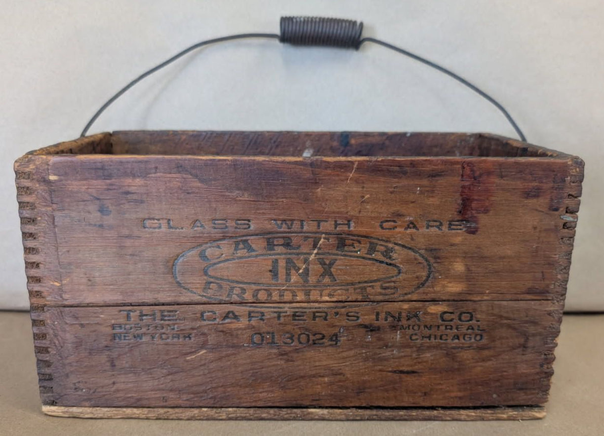 1928 Carter's Ink Co Box with handle
