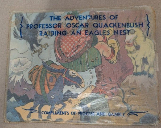 Professor Oscar Quakenbush Proctor Gamble advertising puzzles
