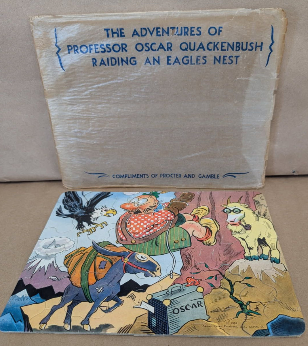 Professor Oscar Quakenbush Proctor Gamble advertising puzzles