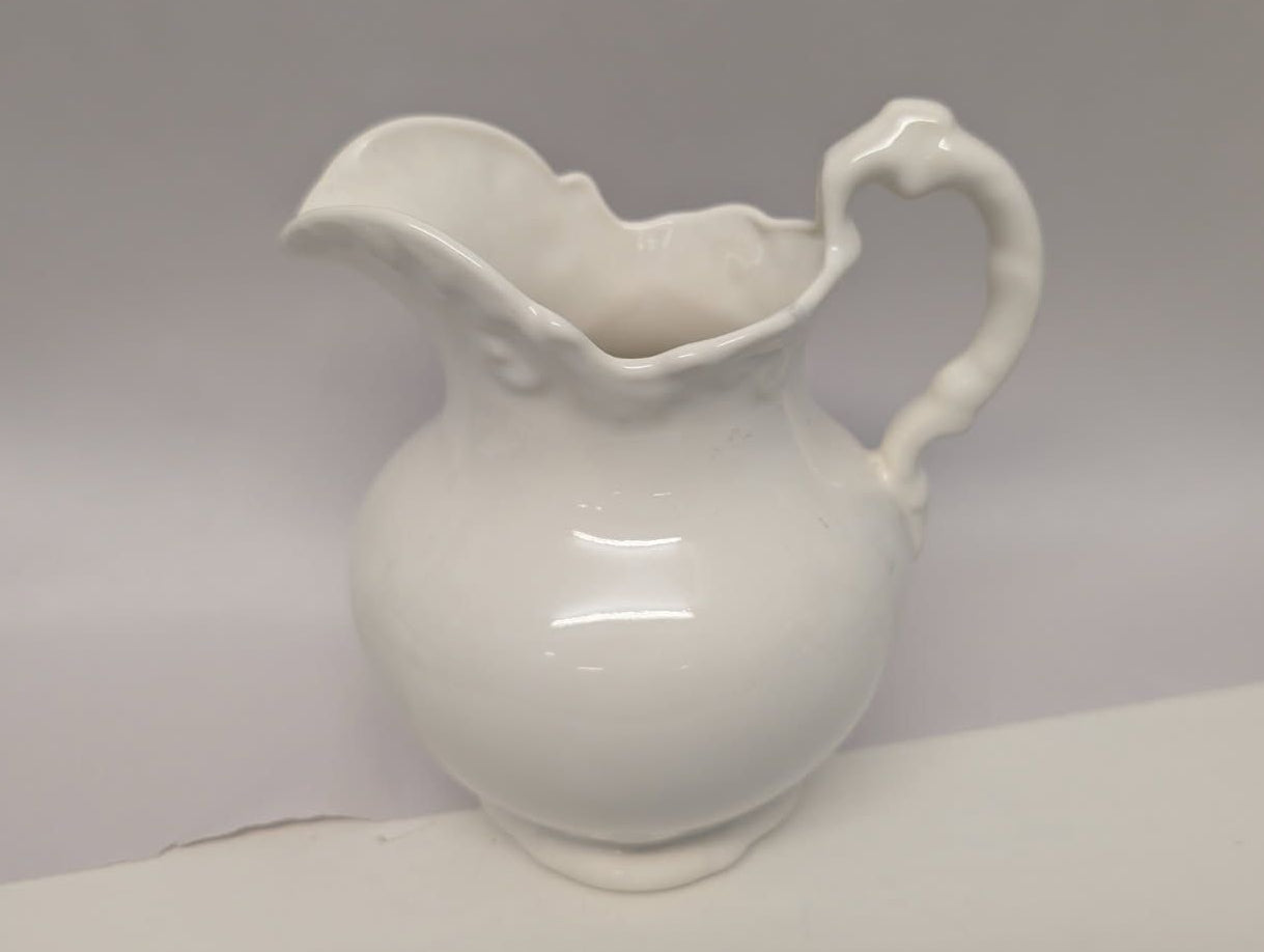 Chunky White Vintage Pitcher