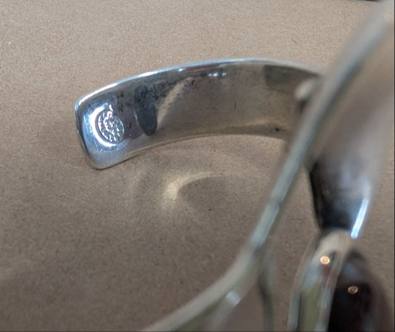 Sterling Bloodstone Cuff Mexico size 6 