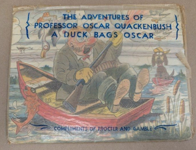 Professor Oscar Quakenbush Proctor Gamble advertising puzzles