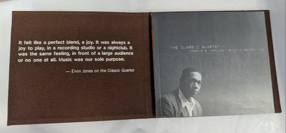 John Coltrane The Classic Quartet complete Impulse Studio Recordings 8 CD set.