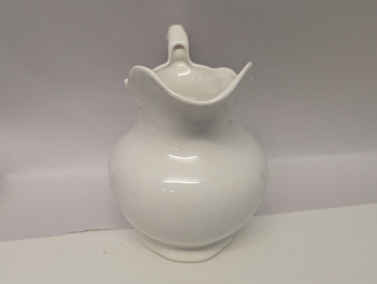 Chunky White Vintage Pitcher