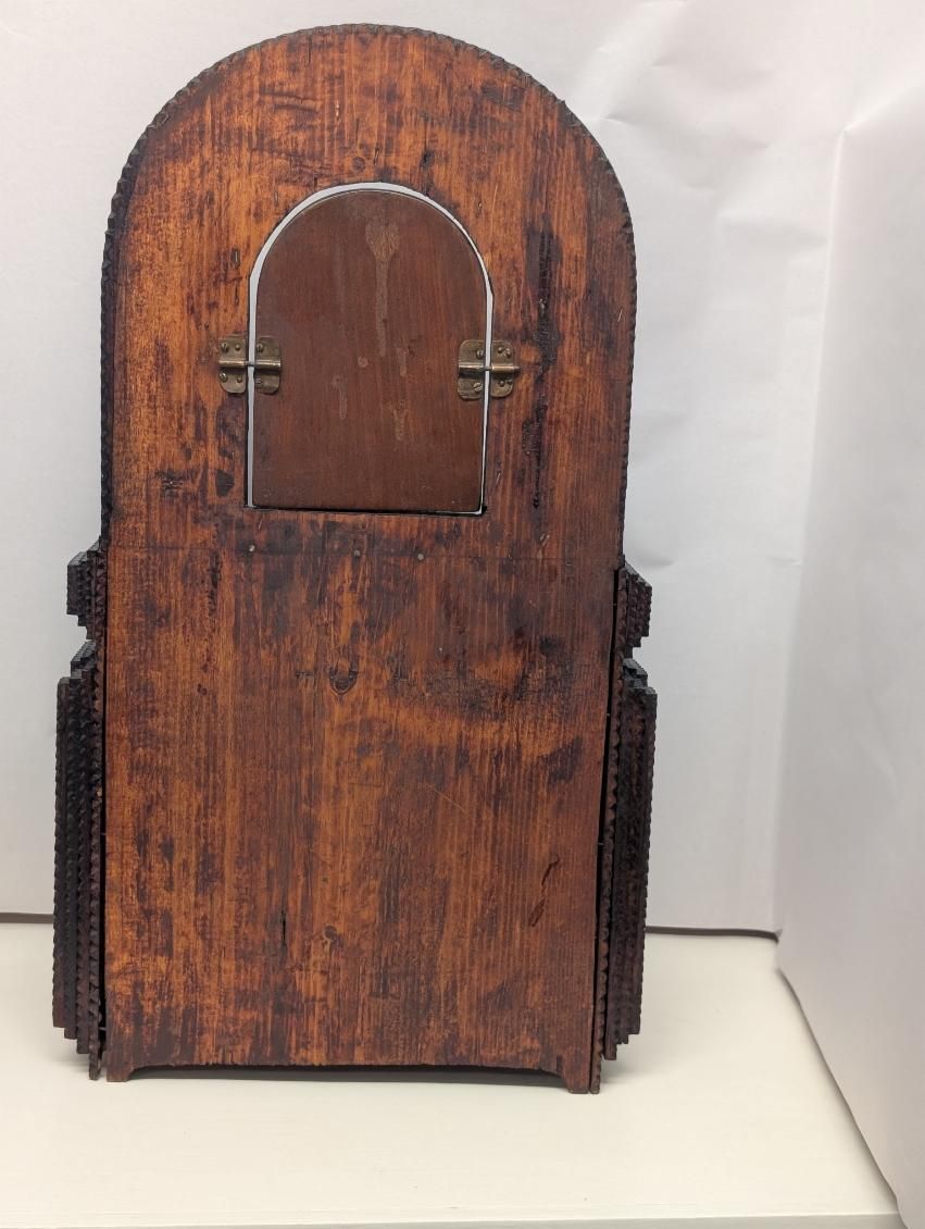 Tramp Art Antique Jewelry Box