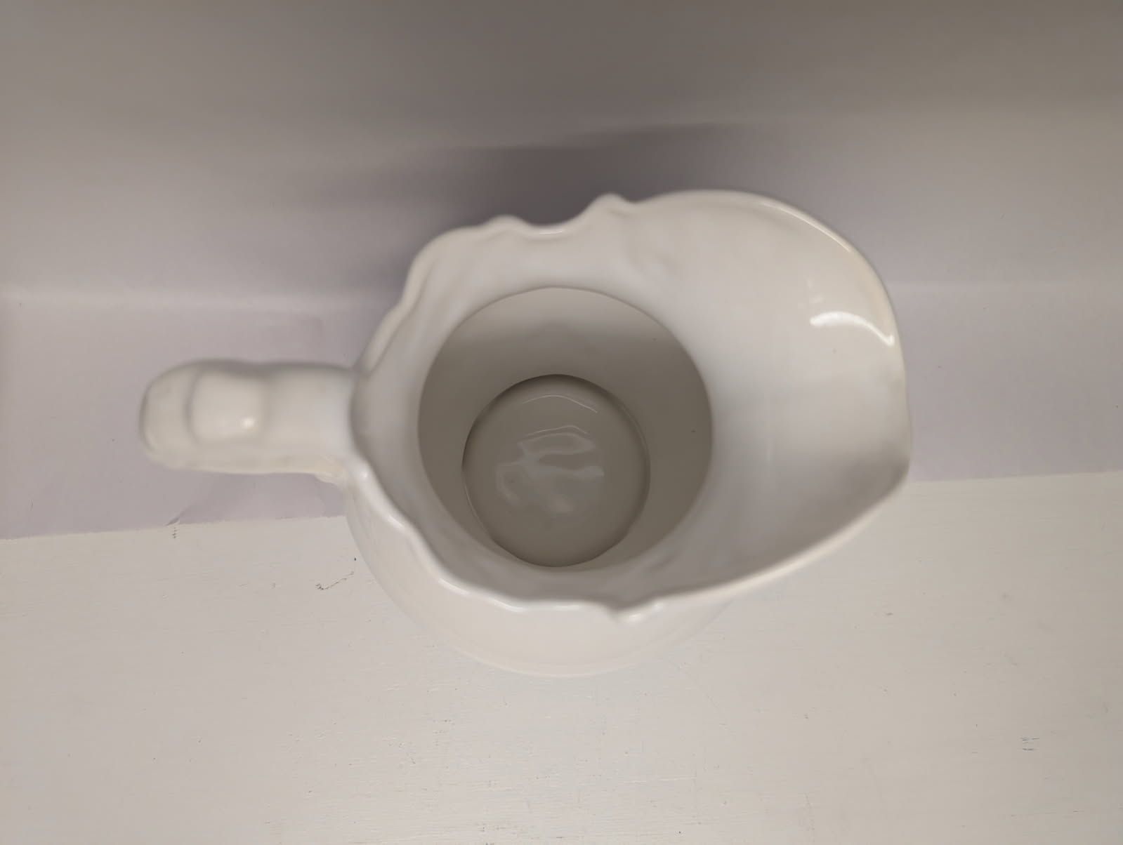 Chunky White Vintage Pitcher