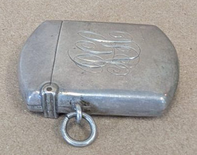Sterling Silver 1908 Match Case Vesta Case