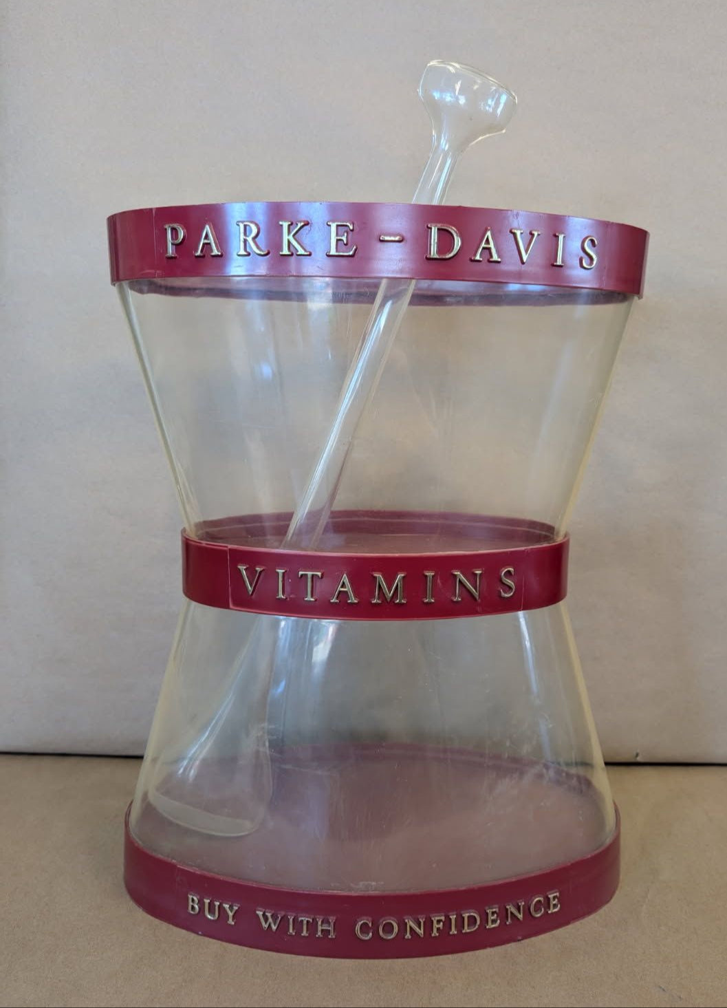 1950's vintage Parke Davis Pharmacy Counter Display