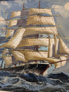 Ship on Rough Seas Oil Painting