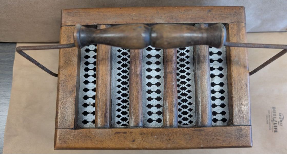 Antique primitive Foot Bed Warmer 