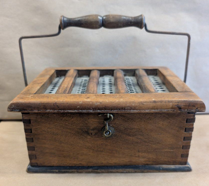 Antique primitive Foot Bed Warmer 