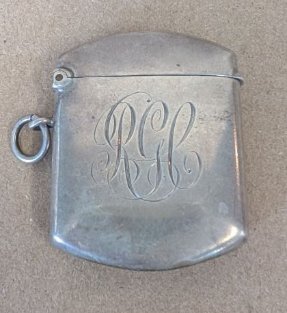 Sterling Silver 1908 Match Case Vesta Case