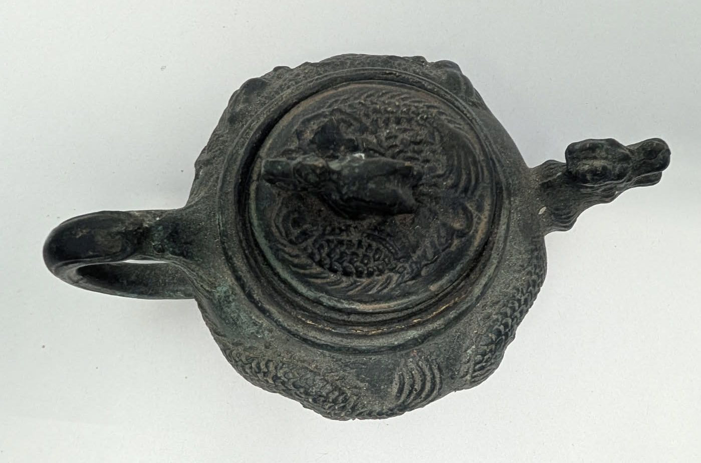 Bronze Chinese Tea Pot 